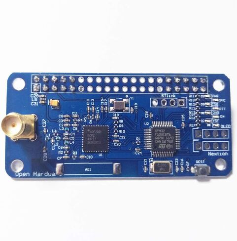 محطة راديو MMDVM Hotspot + هوائي + OLED مع دعم الشاشة P25 DMR YSF D-Star UHF لوحة توسيع واي فاي مودم صوتي رقمي مناسب لـ Raspberry Pi-Zero W، Pi 3، Pi 3B+ in Kuwait