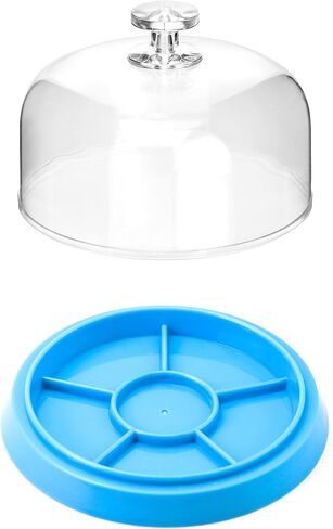 QWORK Watch Movement Dust Cover, 2 Pack Moistureproof Anti-dust Tray Watch Parts Storage Box Maintain The Accuracy of The Instrument Organize Small Parts, Crafts, Jewelry and Watch Fittings in Saudi Arabia