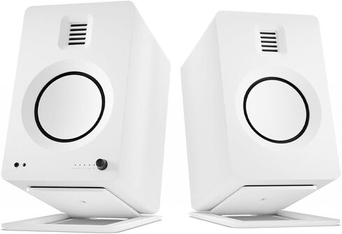 مكبرات صوت Kanto TUK Premium - زوج مع حامل مكبر صوت سطح المكتب S6 (أبيض) in Kuwait