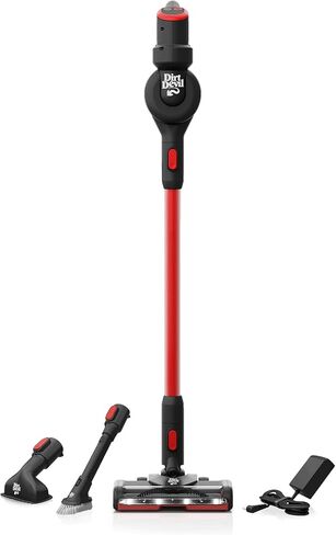Dirt Devil Power Swerve Pet, Lightweight Cordless Stick Upright Vacuum Cleaner, For Carpet and Hard Floors, BD22052, Red in Saudi Arabia