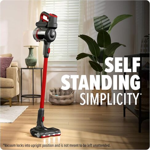 Dirt Devil Power Swerve Pet, Lightweight Cordless Stick Upright Vacuum Cleaner, For Carpet and Hard Floors, BD22052, Red in Saudi Arabia