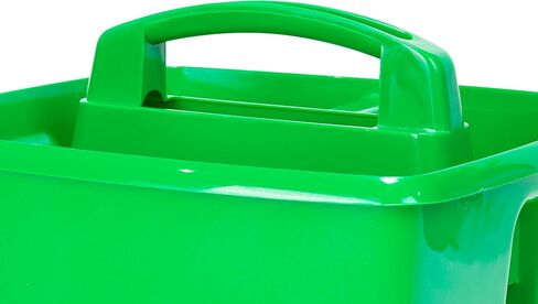 Storex 3-Compartment Small Caddy – Multipurpose Classroom Organizer with Handle, Grass, 6-Pack (00951A06C) in Saudi Arabia