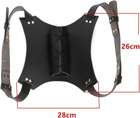 Leather Medieval Back Sword Sheath Adjustable Back Strap Behind the Back Scabbard Sword Holder Cosplay Costume for Adults in Saudi Arabia