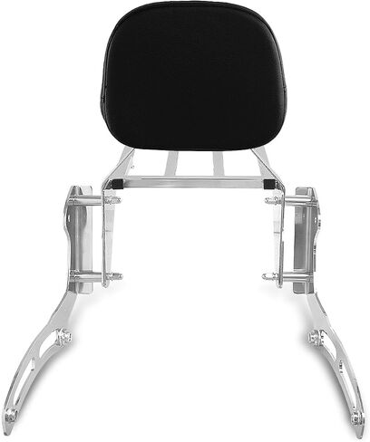 Motorcycle Passenger Backrest Sissy Bar with Luggage Rack for Kawasaki Vulcan 900 VN900 Classic Custom 1996-2023 (Chrome) in Saudi Arabia