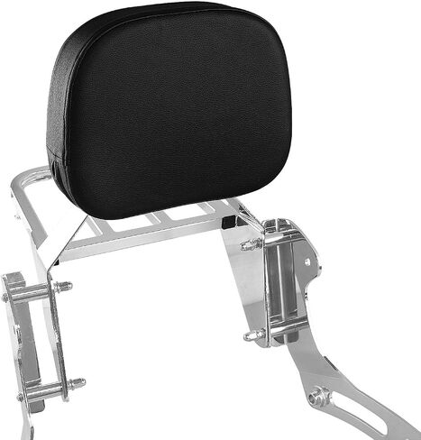 Motorcycle Passenger Backrest Sissy Bar with Luggage Rack for Kawasaki Vulcan 900 VN900 Classic Custom 1996-2023 (Chrome) in Saudi Arabia