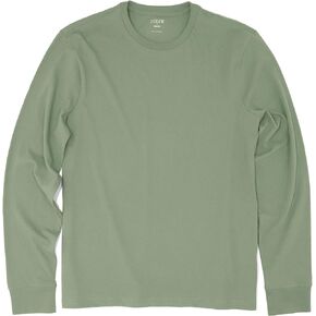 تي شيرت J.Crew Mercantile للرجال بأكمام طويلة من الجيرسيه المغسول