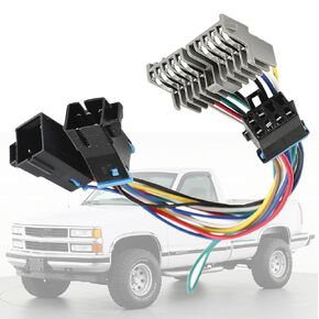 A/C Heater Climate Temperature Control Adapter Wire Harness 16233143,Fits 1995 Chevy Silverado,Without Rear DEFROST Option (Convert 1996-1999 Unit in Your 1995 Vehicle)