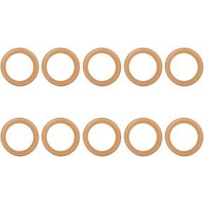 Air Compressor Accessories, 10PCs Cylinder Rubber Ring Pump Accessories Pump Piston Rings Size Approx 68 48 1mm for Air Compressor Replacement Parts