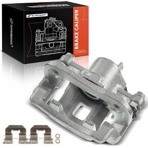 A-Premium Disc Brake Caliper Assembly with Bracket Compatible with Select Hyundai Models - Sonata 2008 2009 2010, L4 2.4L - Rear Right Passenger Side in Kuwait