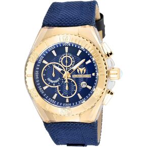 ساعة كوارتز انالوج بعقارب باللون الأزرق للرجال من تكنومارين TM115175 كروز بلو راي (مقاس واحد، متعددة الألوان) in Kuwait