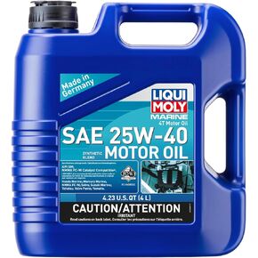 LIQUI MOLY Marine 4T Motor Oil SAE 25W-40 | 4 L | Motor oil | SKU: 20548