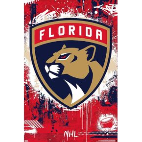 Trends International NHL Florida Panthers - Maximalist Logo 23 Wall Poster