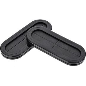 uxcell Rubber Grommet Oval Double-Sided Mount Size 110 x 40 mm for Wire Protection 4pcs