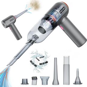 Vacuum Cleaners for Home, Handheld Vacuum Cordless 9000Pa Powerful Car Vacuum Portable Cordless, Rechargeable Silent Mini Vacuum Cleaner, USB Vacuum Cleaner for Home, Car, Pet Hair, Office