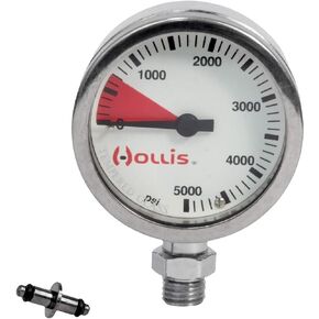 HOLLIS PRESSURE GAUGE MODULE PSI -- METAL W/O BOOT