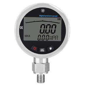 3.15 Stainless Steel Digital Hydraulic Pressure Gauge 10000 PSI Hydraulic Pressure Gauge 10000PSI 400BAR 0-40Mpa with G1/4 Connector Hydraulic Pressure Gauge Tester