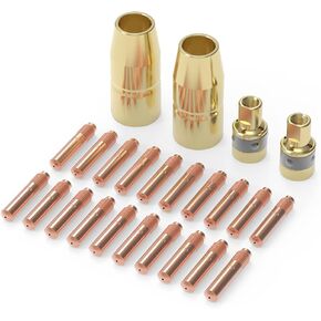 YESWELDER MIG Welding Gun Accessory Kit .030" Tip-Nozzle-Diffusers for Miller Millermatic M-100/150 Hobart H-9/10