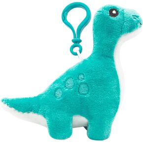 Scentco Dino Dudes Backpack Buddies - Scented Plush Toy Dinosaur Clips - Stegosaurus, Green Apple - Stocking Stuffer