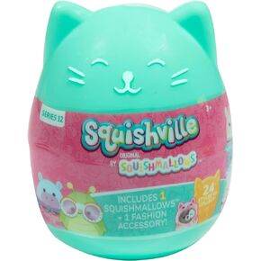 Squishmallows Squishville, Series 12 - Assorted Single - Official Jazwares Plush - Collectible Mini Mystery Stuffed Animal Toy & Accessories, Styles May Vary - Gift for Kids, Girls & Boys