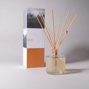 Bronzed Mini Aromatic Diffuser | Orange Blossom & Jasmine | Premium Essential Oils | Up to 6 Months | 2 oz | 55 ml | Small Batches for Luxury Quality in Elegant Glass Bottle
