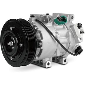 Universal Automotive Air Conditioner CO 20765C A/C Compressor and Clutch Fits 2012-2017 Hyundai Accent and Kia Rio 1.6L