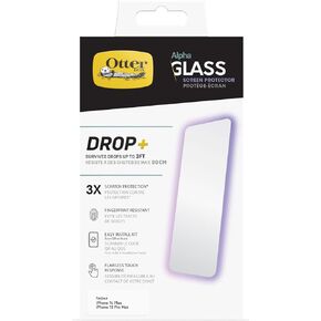 OtterBox ALPHA GLASS SERIES ANTIMICROBIAL Screen Protector for iPhone 14 Plus