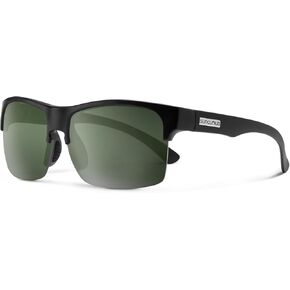 Suncloud Rambler Lite - Polarized Sunglasses - for Men & Women - Matte Black + Polarized Gray Green Lenses in Kuwait