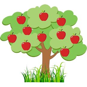 Nosiny Classroom Tree Bulletin Board Set Fall Church Tree Bulletin Board Cutouts Autumn Classroom Tree Wall Decor Seasonal Apples Tree for Home Elementary School Teacher Chalkboard Supplies