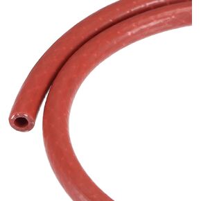 MECCANIXITY Silicone Vacuum Tubing Heater Hose 1/4" ID 10ft 101psi 392F Red Reinforced High Temperature for Engine