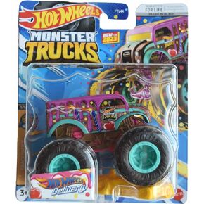 Hot Wheels Monster Trucks Delivery, Snack Pack 5/6 2023 Connect and Crash Car