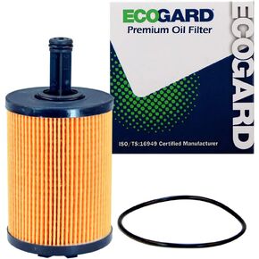 ECOGARD X11578 Premium Cartridge Engine Oil Filter for Conventional Oil Fits Alfa Romeo Giulia 2017-2019, Stelvio 2018-2018