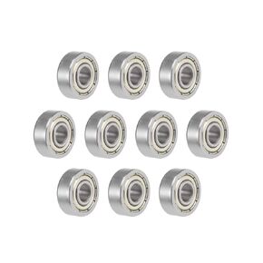 uxcell 636ZZ Deep Groove Ball Bearings Z2 6mm X 22mm X 7mm Double Shielded Carbon Steel 10pcs