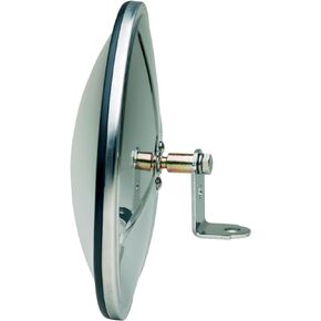 Fit System CL085BB 8-1/2" Stainless Steel Round Full Bubble Convex Mirror