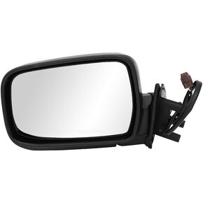 For Nissan Frontier 1998 1999 2000 2001 2002 2003 2004/Xterra 00-04 Power Textured Black Side Door View Mirror Driver Left
