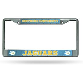 Rico Industries NCAA Unisex-Adult Standard Chrome License Plate Frame