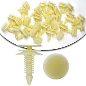 50pcs Door Trim Panel Panel Retainer Clips Compatible with GM Chevy Buick GMC Jimmy Pontiac 10153057(8mm Hole)