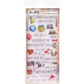Tim Holtz Clear Stamps, Things/Talk