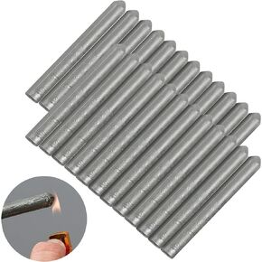24 Pcs Low Temperature Universal Welding Rod Metal Easy Melt Welding Rods Sticks Low Melt Solder Pipe Welding Tools Electrode Aluminum Rod for Aluminum Stainless Steel Iron, Beginner and Pro