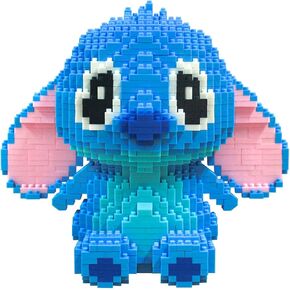 مجموعة مكعبات بناء أكثر من 1700 قطعة - مكعبات بناء شخصيات كرتونية كلاسيكية - مكعبات بناء صغيرة للأولاد والبنات والكبار (أزرق) in Kuwait