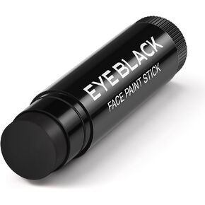 Baseball Eye Black, Anti-Glare Under Eye Black Sports Grease Stick for Baseball Softball Soccer Lacrosse Hockey Athletes Sports Training, Sports Eye Black Stick (Black)