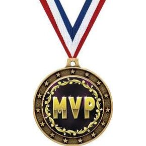 MVP Gold Medals - 2 1/2" Universe Star Most Valuable Player Medal Awards Prime
