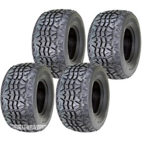WANDA Set of 4 Utility ATV tires 23x11-10 for 01-08 Kawasaki MULE 3000/3010 High Load Cap