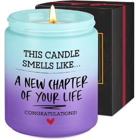 Fairy's Gift Candle, New Chapter Gifts - New Beginnings Gifts for Women, Coworker Friend - New Job, New House, Congratulation Gifts for Women - Break Up, Engaged, Retired, Moving Away Gifts