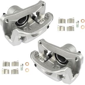 KUSATEC 19B3276 19B3277 Rear Disc Brake Caliper with Bracket fit for 2008-2016 Toyota Sequoia, 2007-2016 Tundra, Both Left and Right side