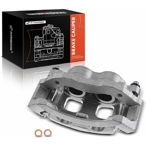 A-Premium Disc Brake Caliper Assembly with Bracket Compatible with Ford F-150 1999-2003 With 7700 lb GVW F-250 1997-1999 Expedition 1997-2002 Lincoln Navigator 1998-2002 Front Left Driver Side