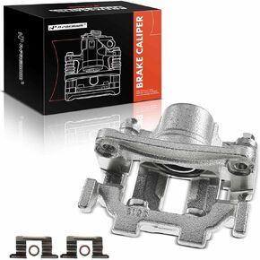 A-Premium Disc Brake Caliper Assembly with Bracket Compatible with Select Infiniti and Nissan Models - Murano, Pathfinder, Quest, G25, G37, JX35, M35, M35h, M37, M45, M56, Q40, Q50, Q60 - Rear Driver