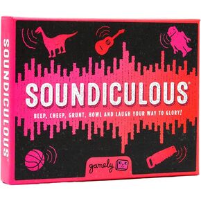 Soundiculous: The Hilarious Pocketsize Party Game of Ridiculous Sounds That Gets The Whole Family Laughing.