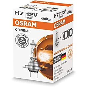 Osram / Sylvania Halogen H7 Headlight Bulb # 64210 - NEW OEM - 12V / 55W / PX26d - Made in Germany