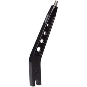 Joes Racing Shift Lever, 8 In Length, 3/8-16 in Thread, 2 in Left Offset, Aluminum, Black Anodize, Manual, Universal, Each
