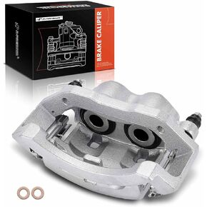 A-Premium Disc Brake Caliper Assembly with Bracket Compatible with Select Dodge Models - Ram 2500 2001-2002 - Rear Left Driver Side